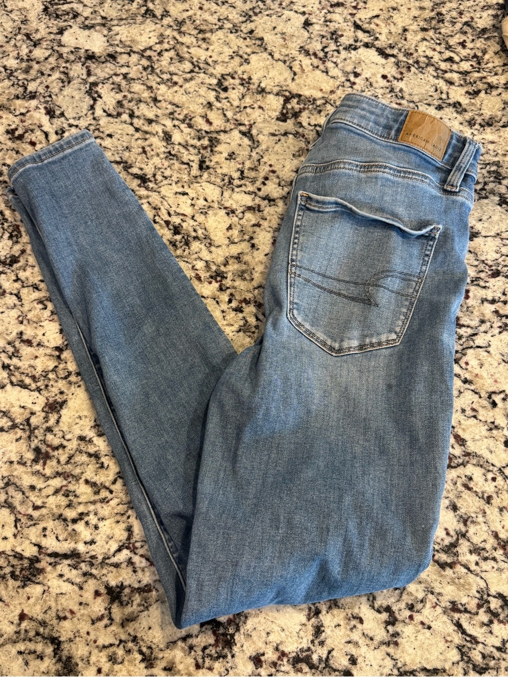 American Eagle Outfitters Light Blue Women's Skinny Jeans - Picture 2 of 3